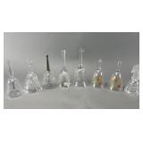 AVON Glass Bells, Lot of 8