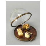Miniature Cheese Display Dome Limoges France