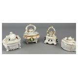 Decorative Porcelain Boxes with Motifs