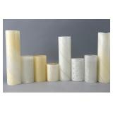 Group of Cylindrical Wax Candles