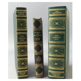Set of Three Decorative Hardcover Books