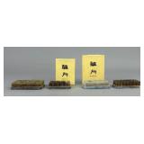 Sogetsu Ikebana Kenzan Pin Frogs with Boxes