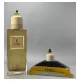 Fendi Glass Perfume Bottles, Pair