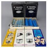 Assorted Candle Lot with Snuffer