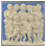 Ceramic Relief Sculpture Musicians