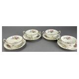 Marlow Porcelain Teacups with Saucers