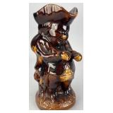 Ceramic Figure of Man in Tricorn Hat