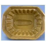Yellow Ware Ceramic Dish