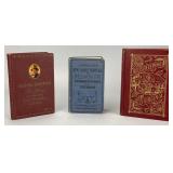 Group of Three Hardcover Books, approx. 7.5 inches