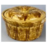 Drip Glaze Ceramic Covered Dish