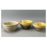 Set of Three Ceramic Mixing Bowls