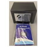 Black Metal Digital Safe with Keypad