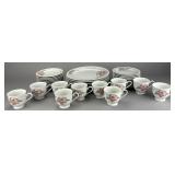 Anatole Porcelain Tea Set, approx. 10 inches