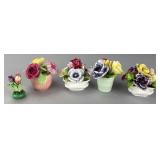 Crown Staffordshire Bone China Floral Arrangements