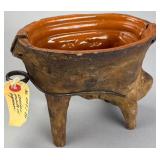 French Provincial Earthenware Lamb Mold