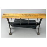 Wooden and Metal Paper Roll Holder