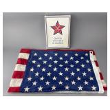 American Flag with Box