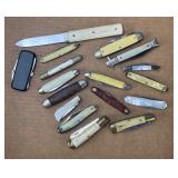 Vintage Folding Pocket Knives Assortment