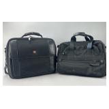 Pair of Black Fabric Travel Bags