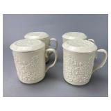 Lenox Ceramic Mugs with Lids