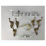 Assorted Metal Hooks and Brackets