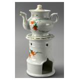 Ceramic Teapot and Warmer Set