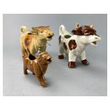 Ceramic Cow-Shaped Creamers