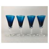 Glass Goblets and Rods Set