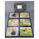 Cloverleaf Laminated Table Mats Set