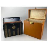 Vintage Storage Boxes Pair