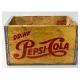 Pepsi-Cola Wooden Crate
