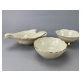 Lenox Ceramic Dishes with Gold Trim