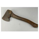 Vintage Hatchet with Wooden Handle
