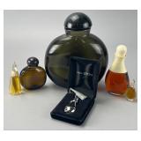 Halston Perfume Bottles & Pendant