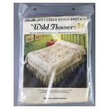 Bucilla Wild Flowers Quilt Kit