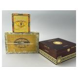 Collectible Cigar Boxes Grouping