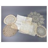 Crocheted and Lace Doilies Assortment