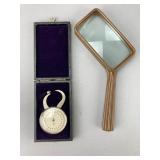 Metal Caliper with Magnifying Glass