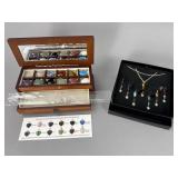 Natural Faux Stone Interchangeable Charm Necklaces