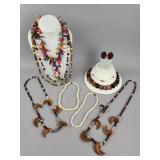 Shell Brazilian Nut Dyed Mother of Pearl Jewelry