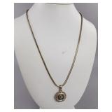 24 Inch Silver Indian Screw Clasp Snake Necklace