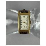 Tavannes Men's 10K Gold-Filled Tank Watch