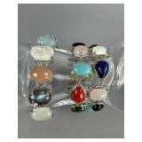 Silver Malachite Labradorite Lapis Rose Quartz....