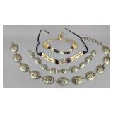 Concho Hat Band Wrap, Native American Style Choker