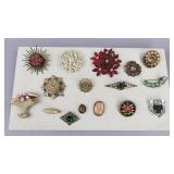 Art Deco, Retro, Mid-Century Pins and Brooches