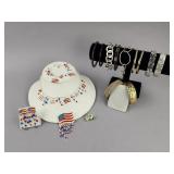 Costume Bracelets, American Flag Jewelry Set