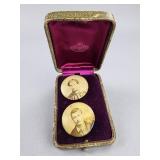 Late 19th Century Victorian Mourning Photo Pins