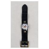 Bradley Wind Up Mickey Mouse Wide Leather Band