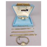 Ladies Bulova & Caravelle Wind Up Wrist Watches