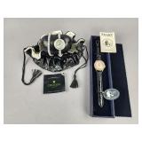 Rhinestone Bezel Stauer & Croton Watches NOS
